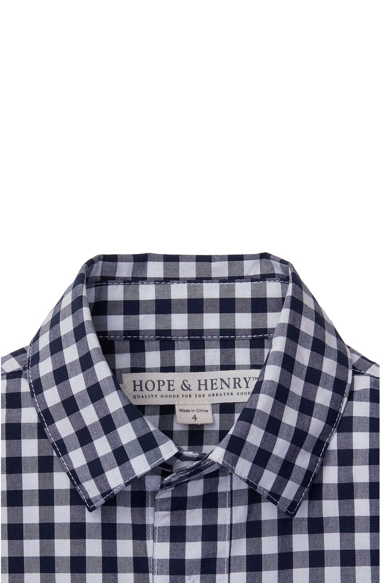 Hope & Henry Boys' Organic Poplin Button Down Shirt, Kids, Alternate, color, 