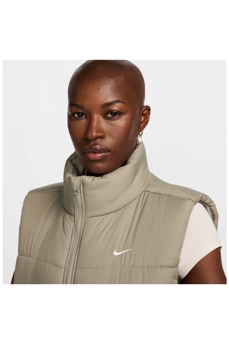 Sportswear Therma-FIT Classic Puffer Vest, Alternate, color, LIGHT ARMY/ WHITE