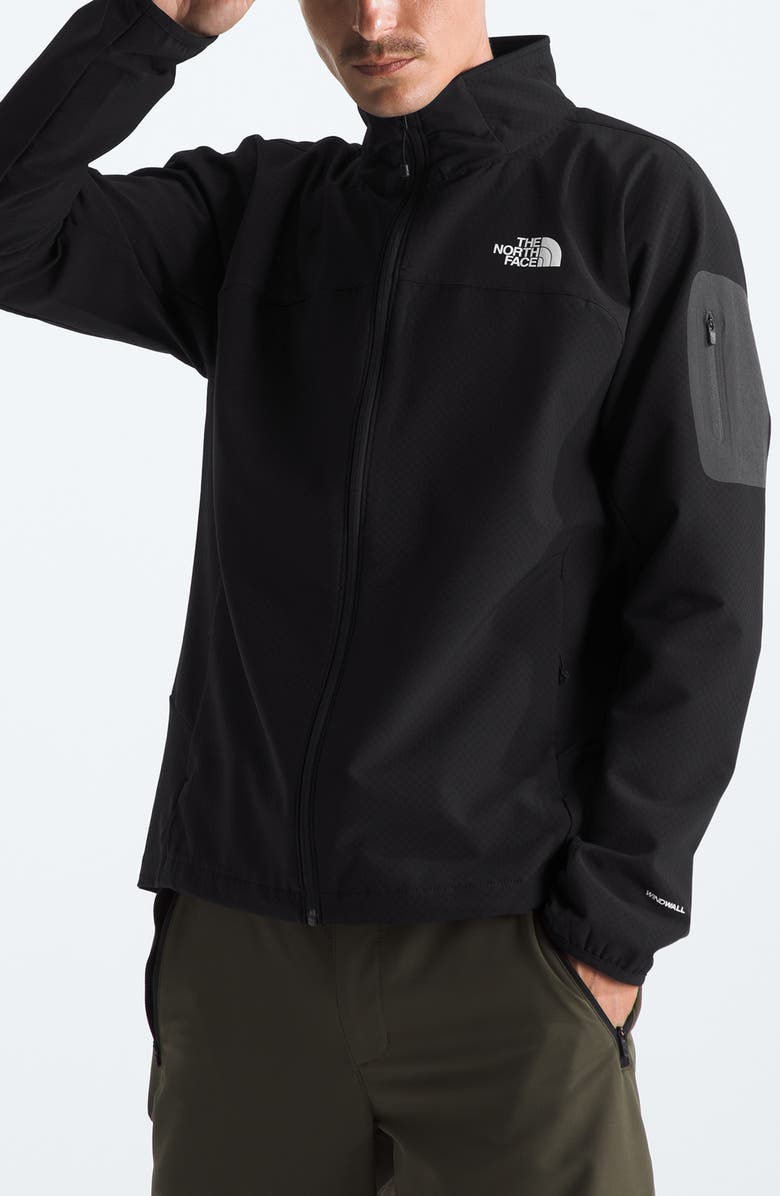 The North Face Tek Approach Water Repellent Jacket, Main, color, Black