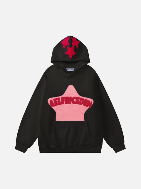 Vintage Embroidery Eden Star Hoodie