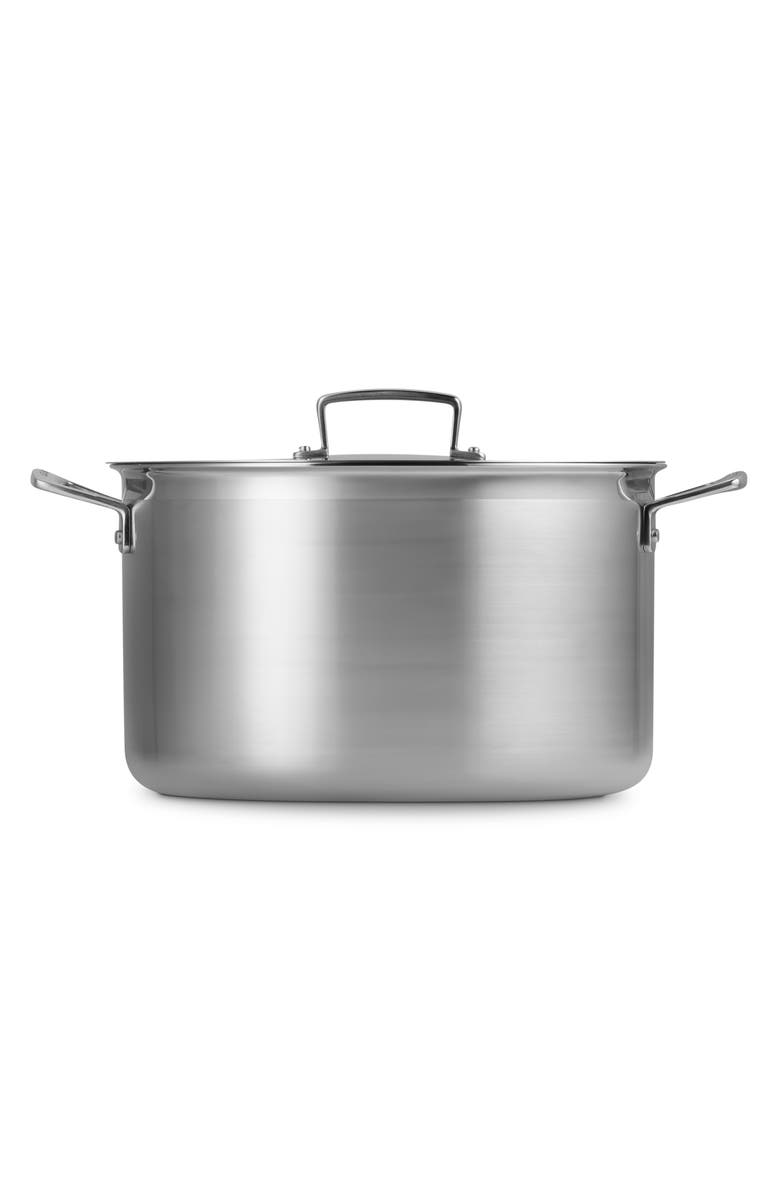 Le Creuset 10-Quart Classic Stainless Steel Stock Pot, Main, color, Stainless Steel