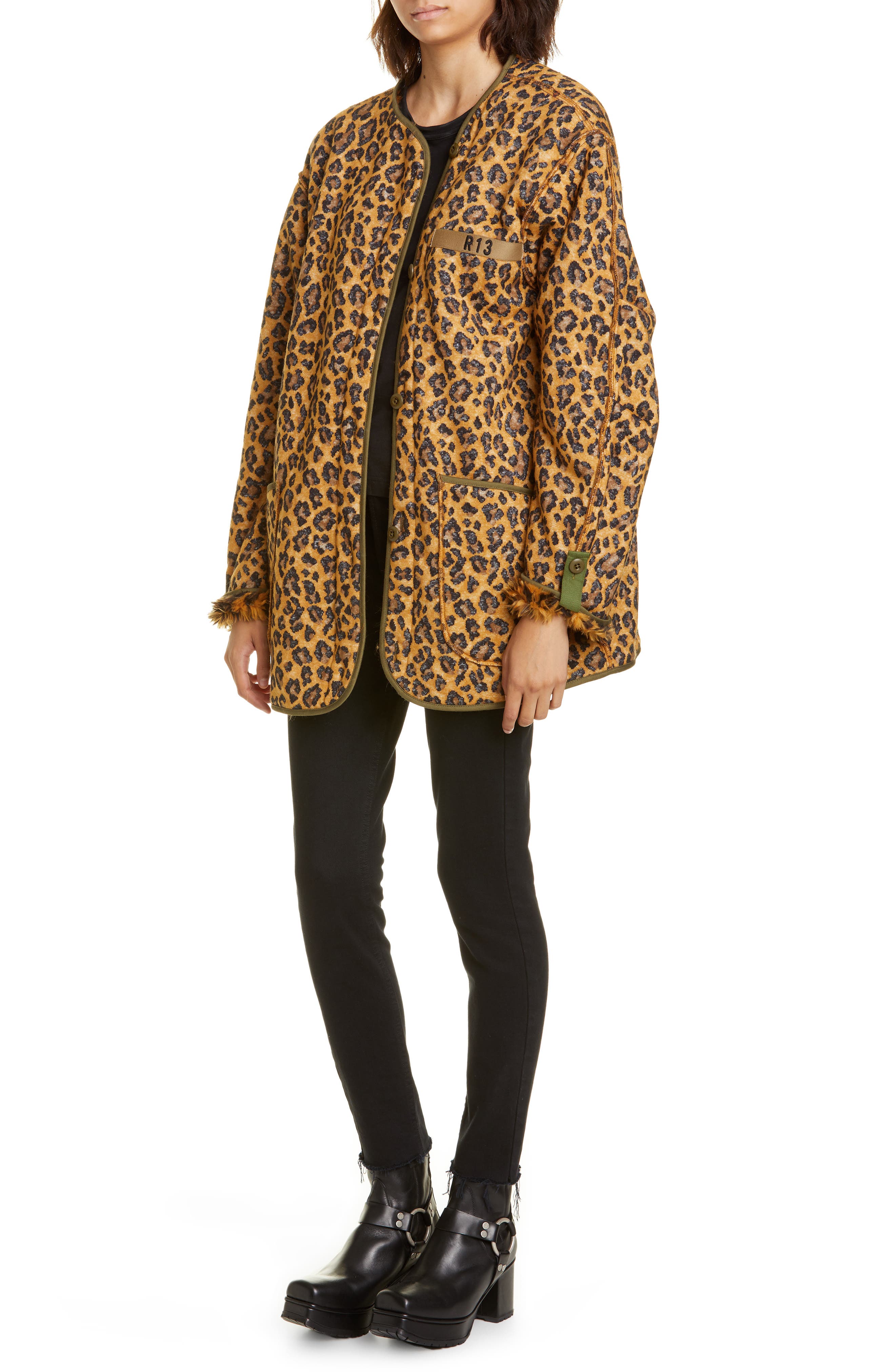 R13 Ankle Harness Platform Boot, Alternate, color, 