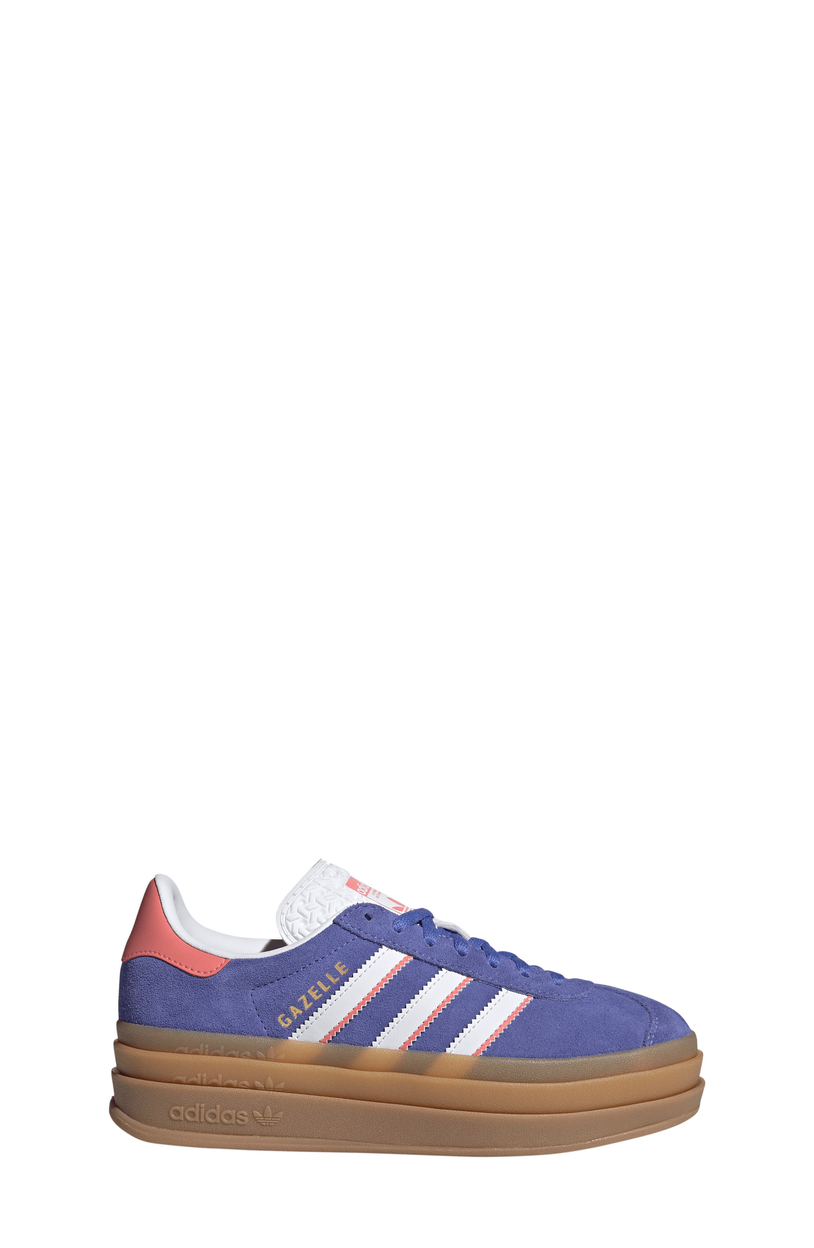 adidas Kids' Gazelle Bold Sneaker, Alternate, color, Real Lilac