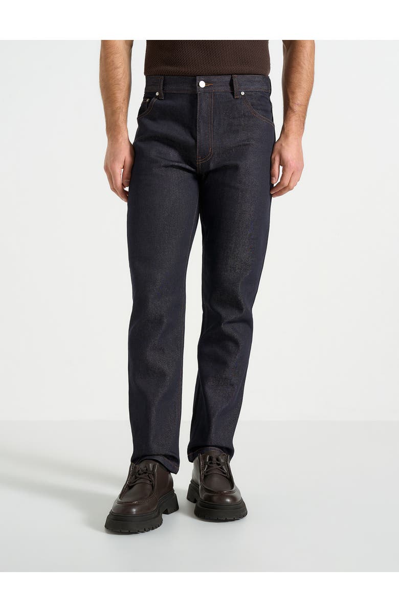 Manière De Voir Tapered Fit Jeans, Main, color, Indigo