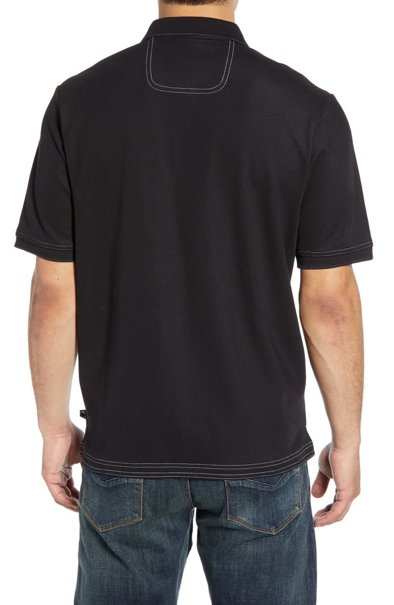 Tommy Bahama Emfielder 2.0 IslandZone<sup>®</sup> Performance Polo, Alternate, color, Black