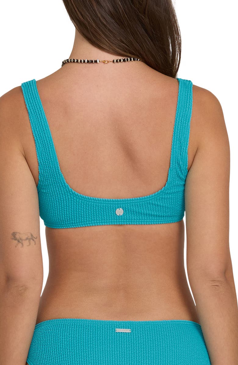 Billabong Summer Texture Swim Top, Alternate, color, Bright Marine