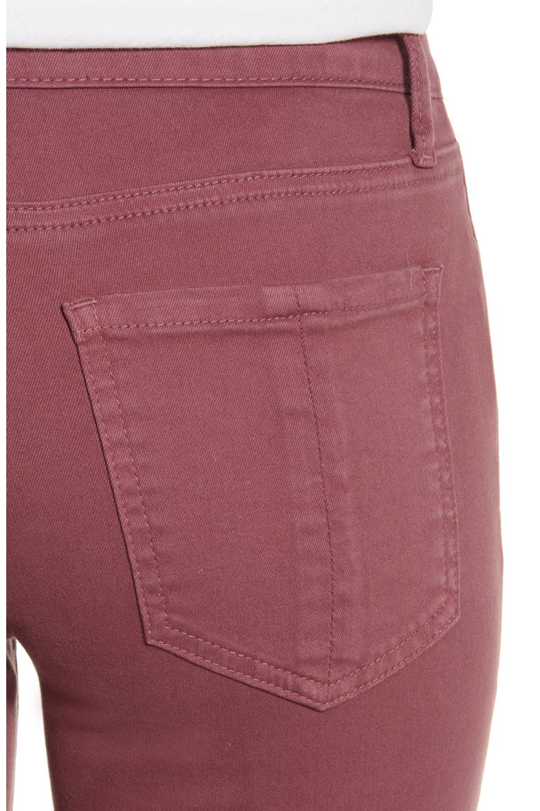 Crop Flare Jeggings, Alternate, color, MAUVE