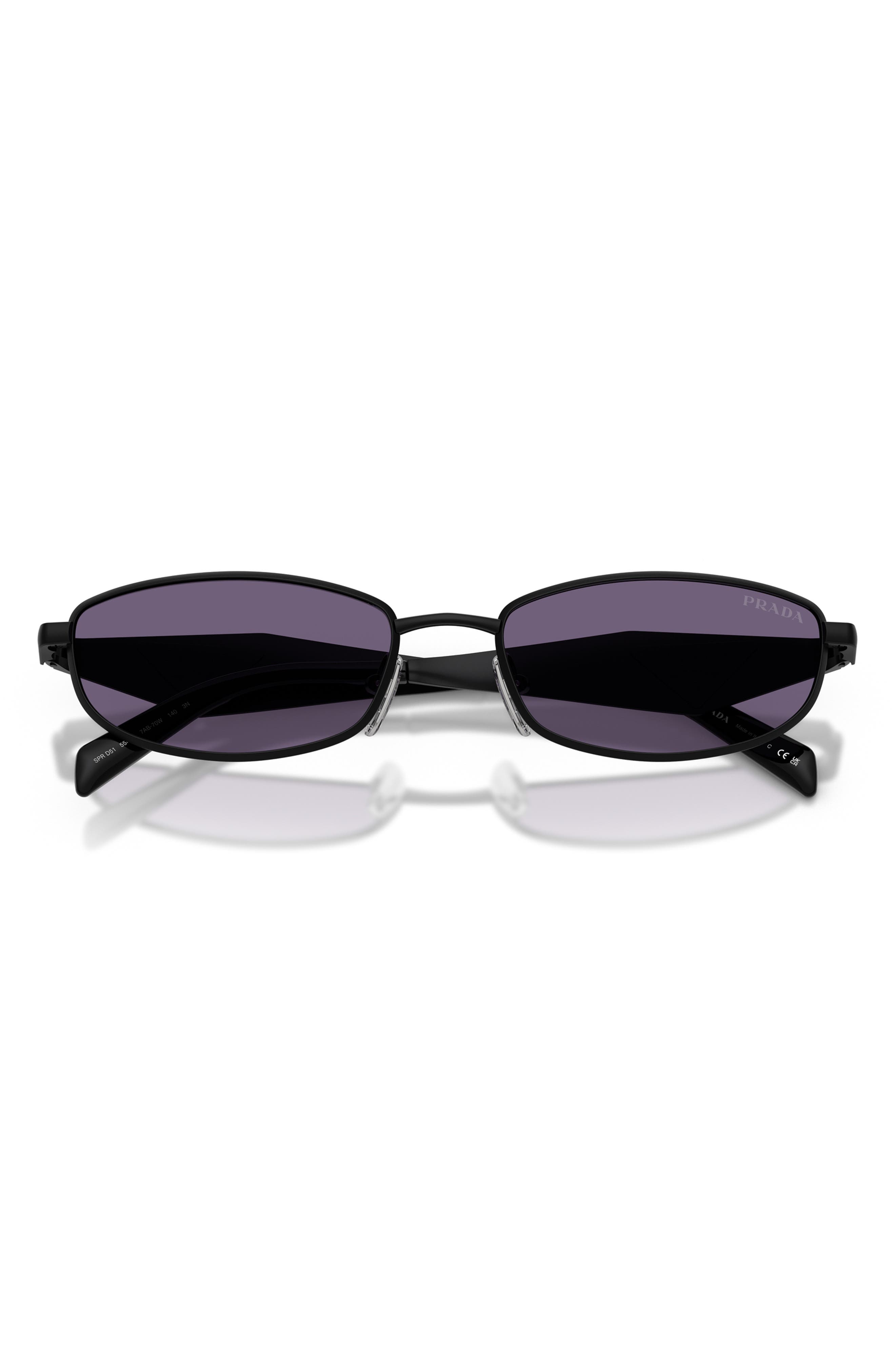 Prada 55mm Oval Sunglasses (Women) | Nordstrom