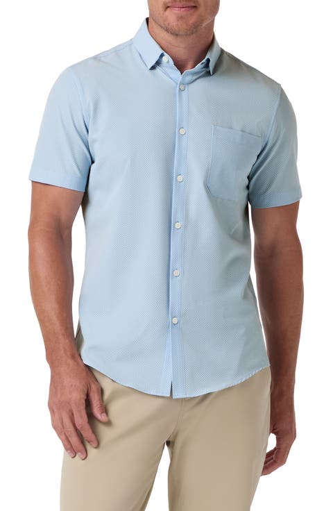 Leeward Short Sleeve Performance Button-Up Shirt