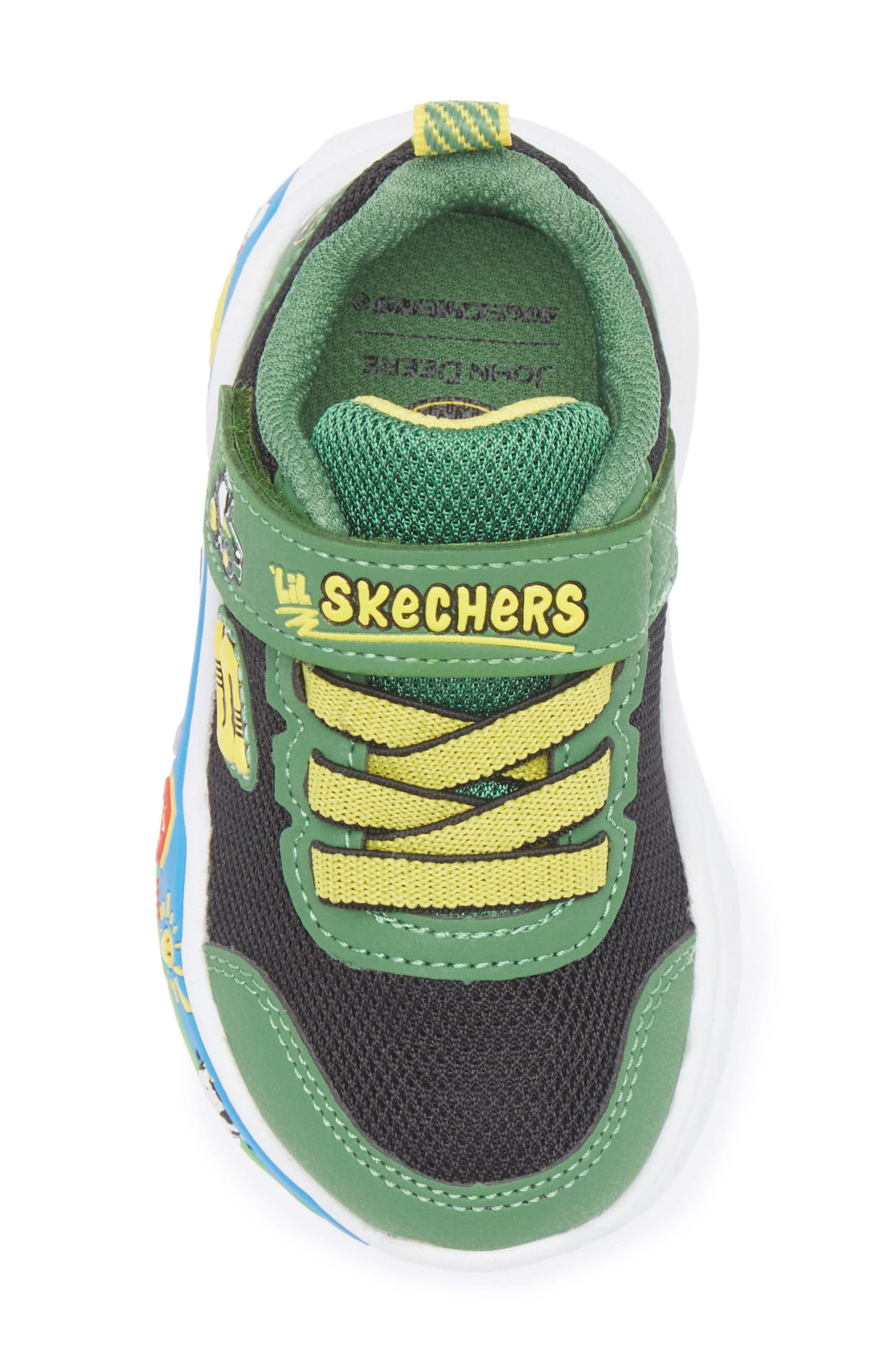 SKECHERS x John Deere Kids' Play Scene Sneaker, Alternate, color, Green/ Black