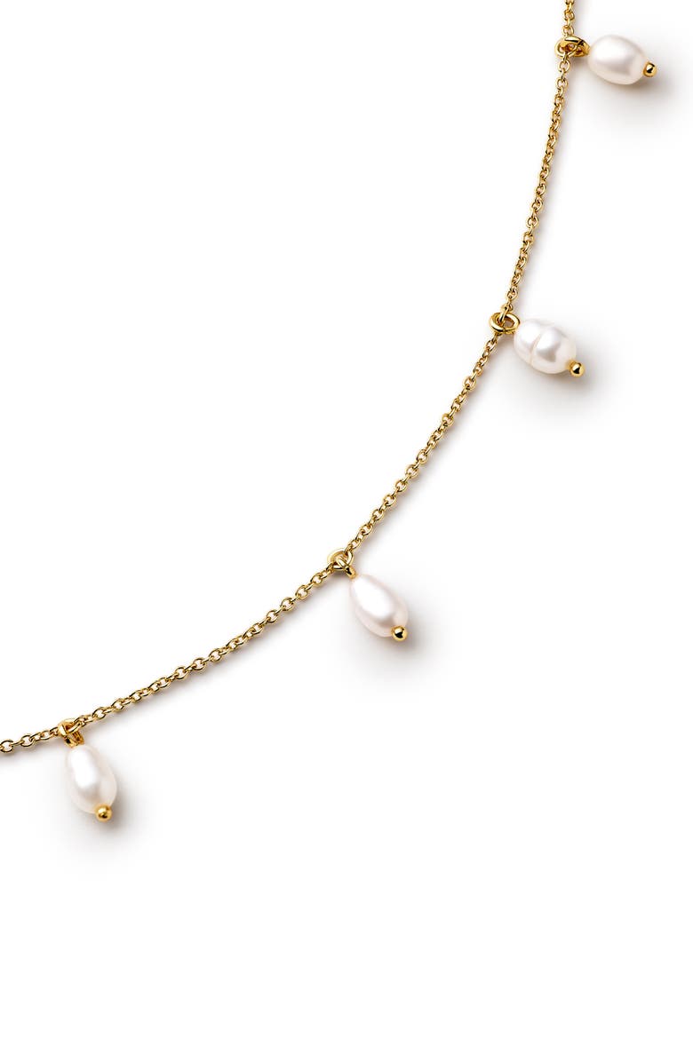Ana Luisa Loki Charm Necklace, Alternate, color, Gold / White