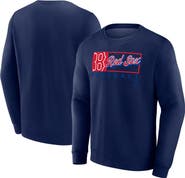 FANATICS Men's Fanatics Navy Boston Red Sox Focus Fleece Pullover Sweatshirt