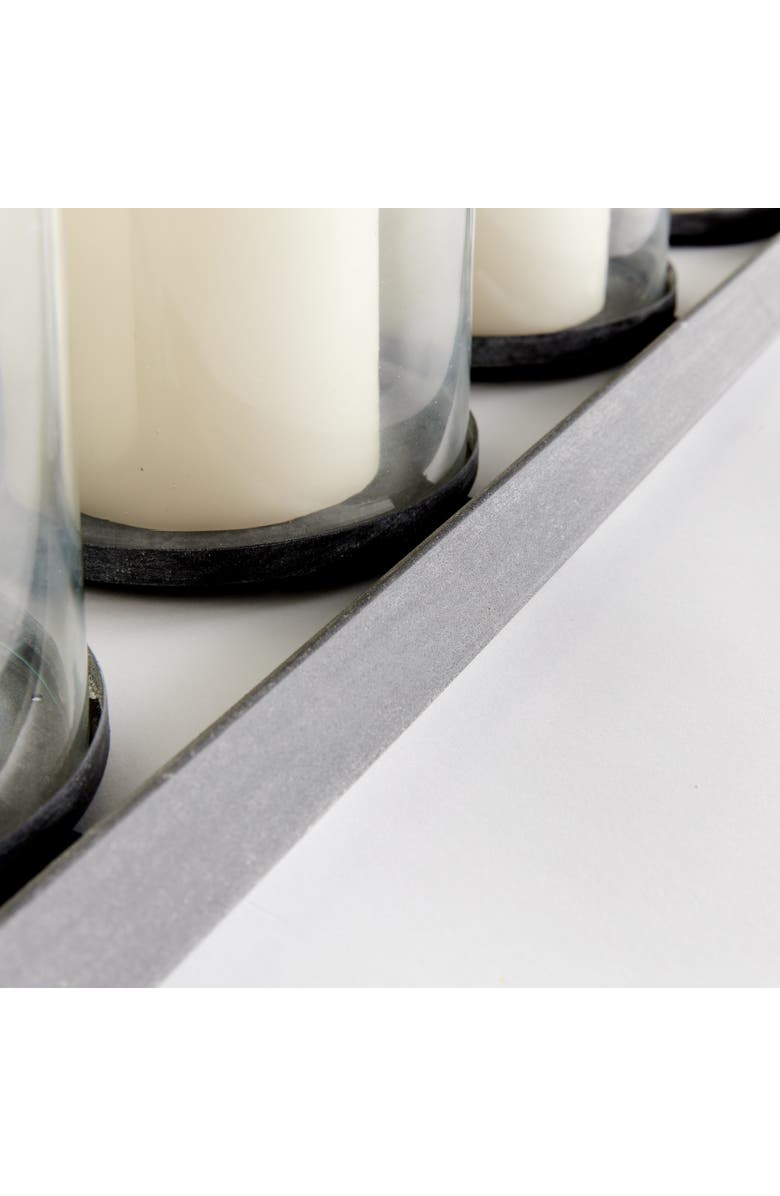 Napa Home & Garden Baxton 5-Pillar Candle Holder, Alternate, color, Black