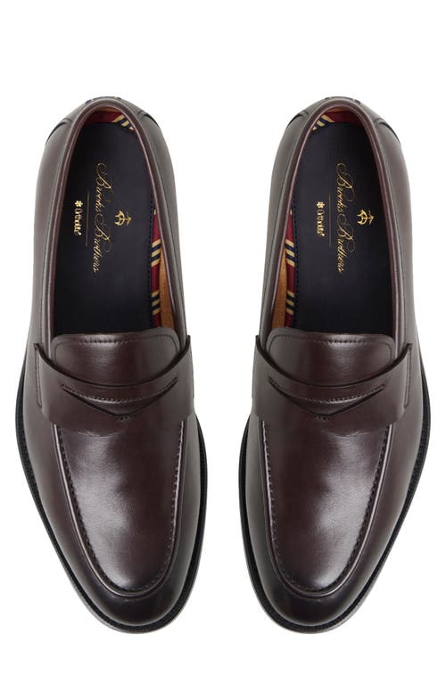Brooks Brothers Glenrock Penny Loafer In Brown