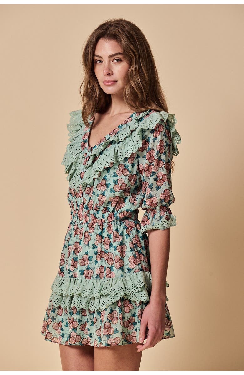 The Shirt by Rochelle Behrens The Nicky Dress, Alternate, color, Aqua