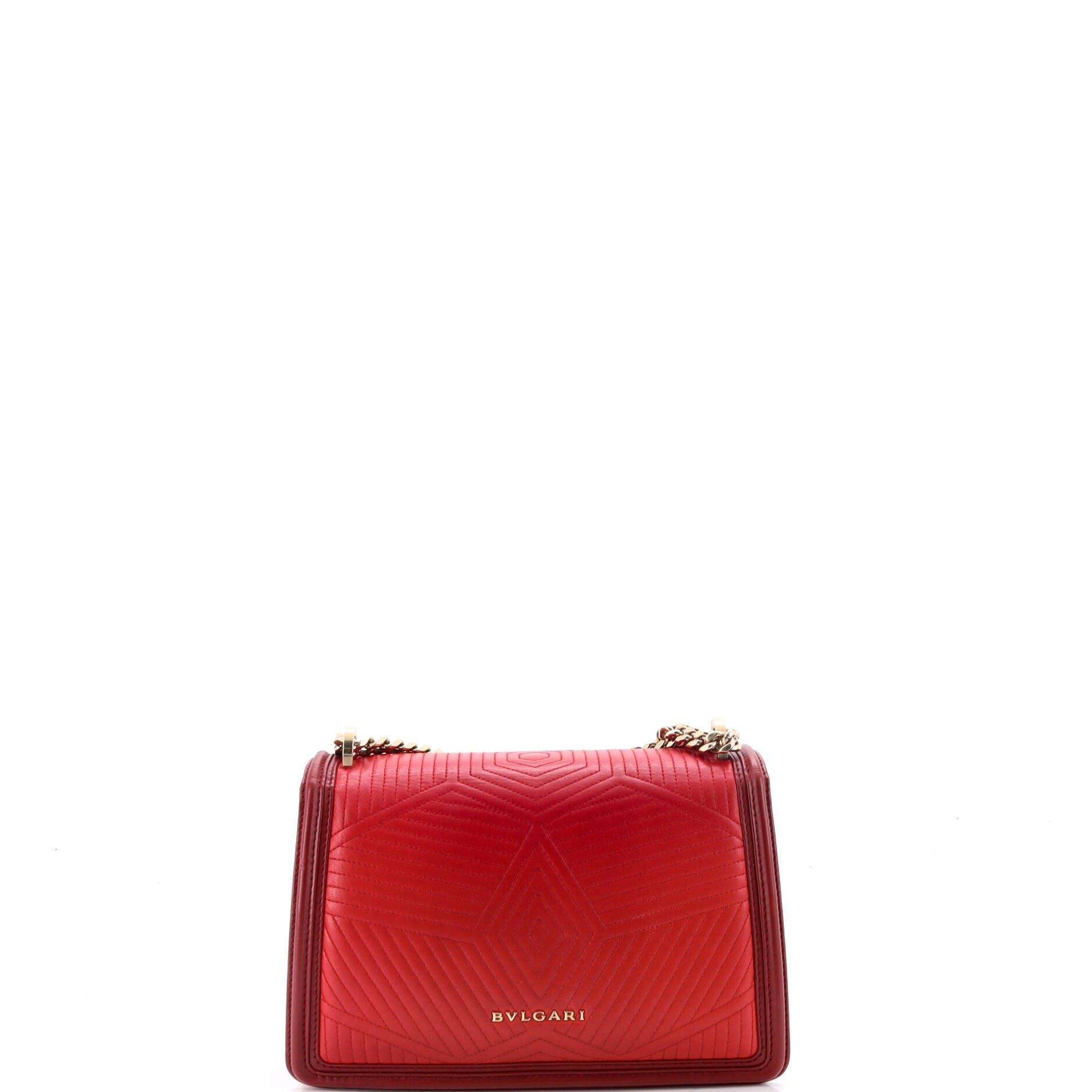 Serpenti Forever Shoulder Bag Quilted Leather Small, Alternate, color, Burgundy
