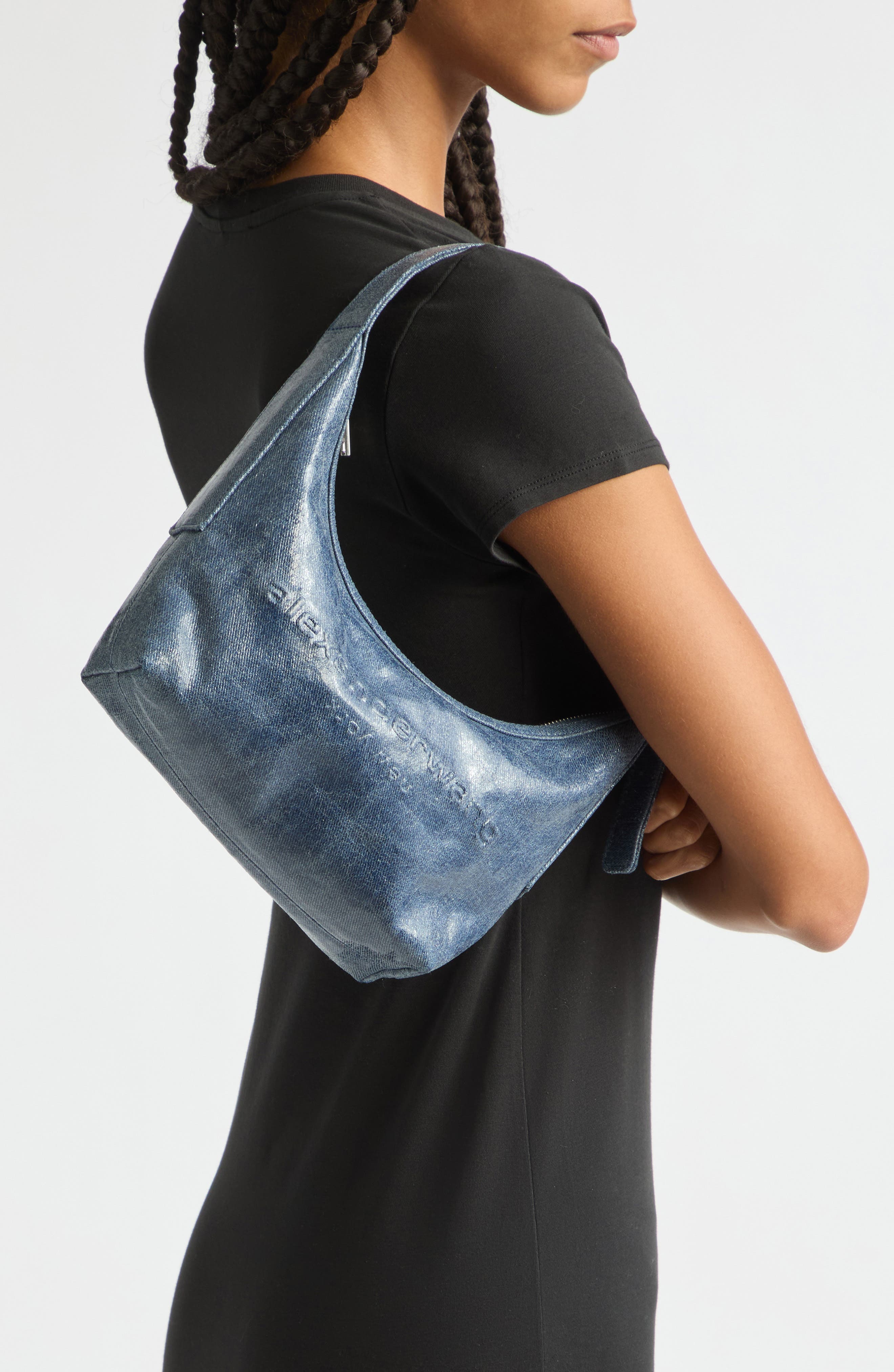 Punch Small Hobo Bag, Alternate, color, BLUE