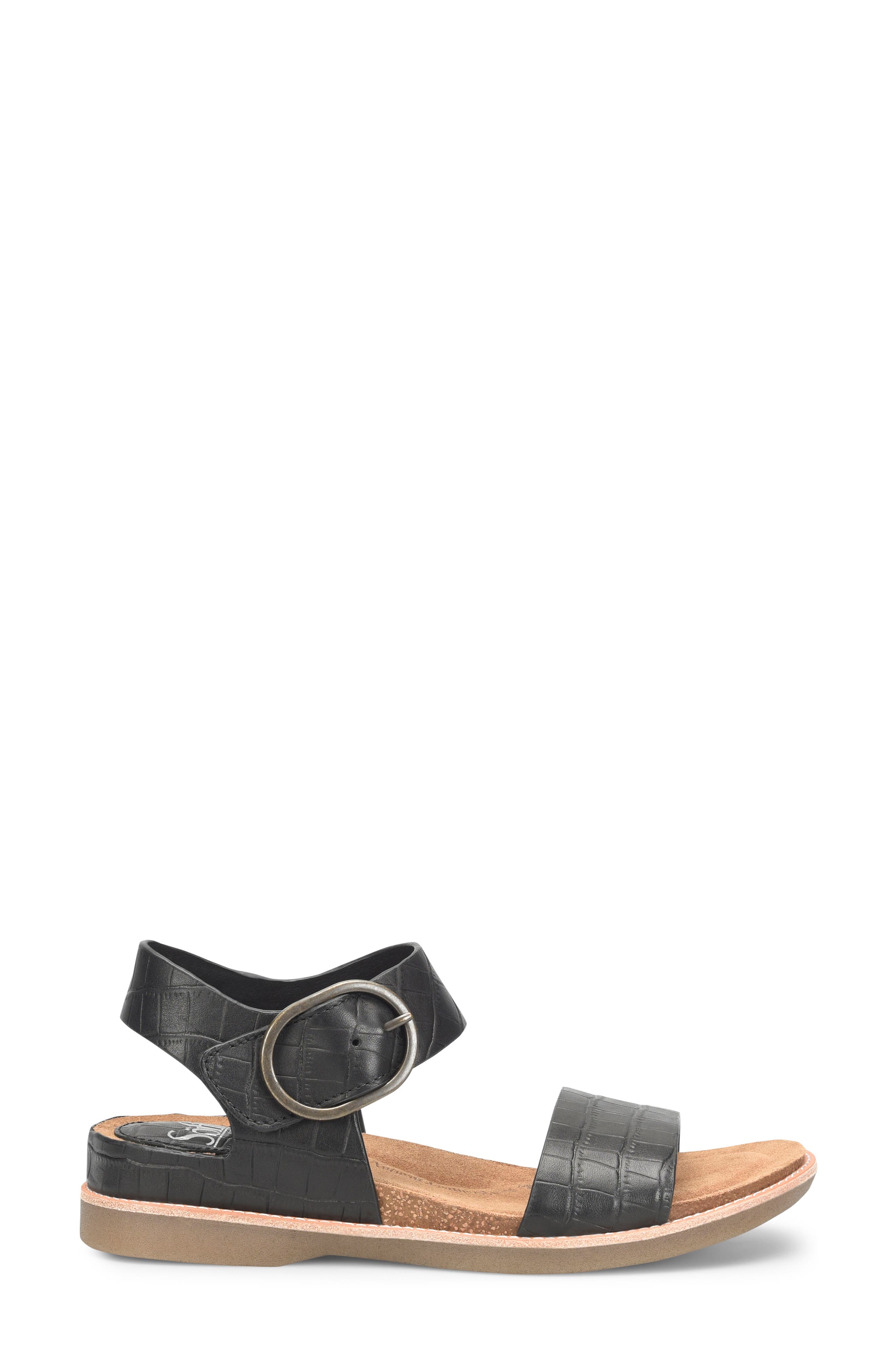 Bali Sandal, Alternate, color, BLACK CROC