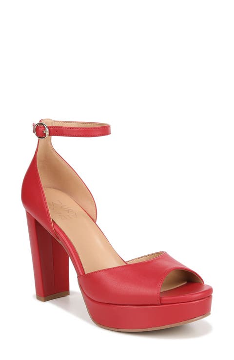 Melina Ankle Strap Platform Sandal (Women)