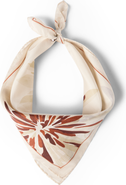 Brunello Cucinelli Bloom print pongee foulard