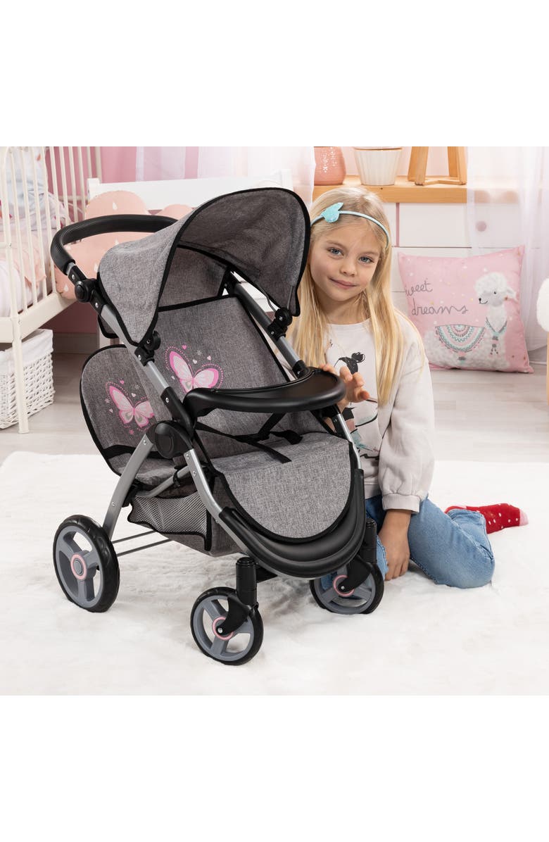 Bayer Design Bayer Twin Star Stroller, Ages 3+, Alternate, color, Multicolored