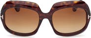 TOM FORD Ren 60mm Geometric Sunglasses