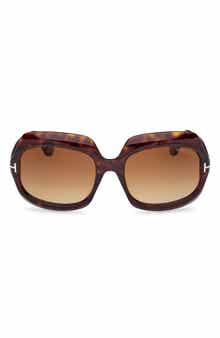 Ren 60mm Geometric Sunglasses