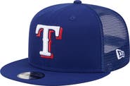 New Era Youth New Era Royal Texas Rangers 9FIFTY Trucker Snapback Hat