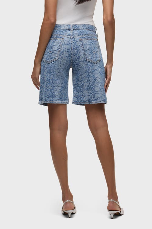 Hudson Jeans London Low Rise Long Short In Blue