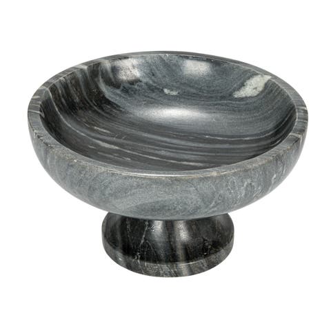 Marble Footed Pedestal Bowl