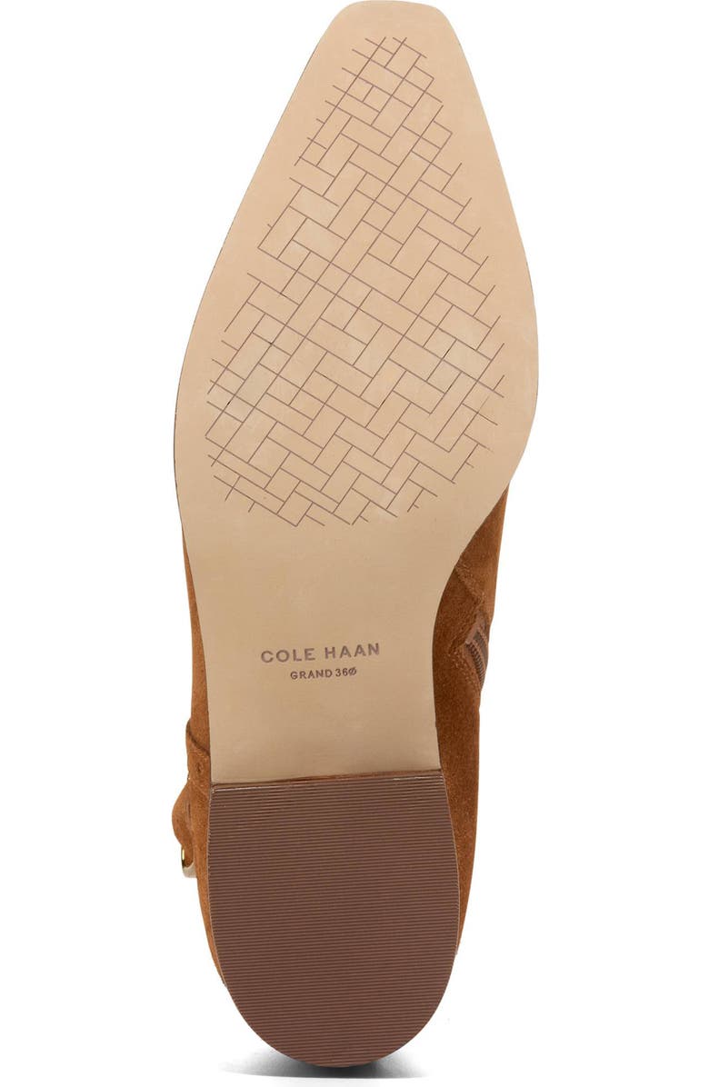 Cole Haan Norella Buckle Bootie, Alternate, color, Tobacco Suede