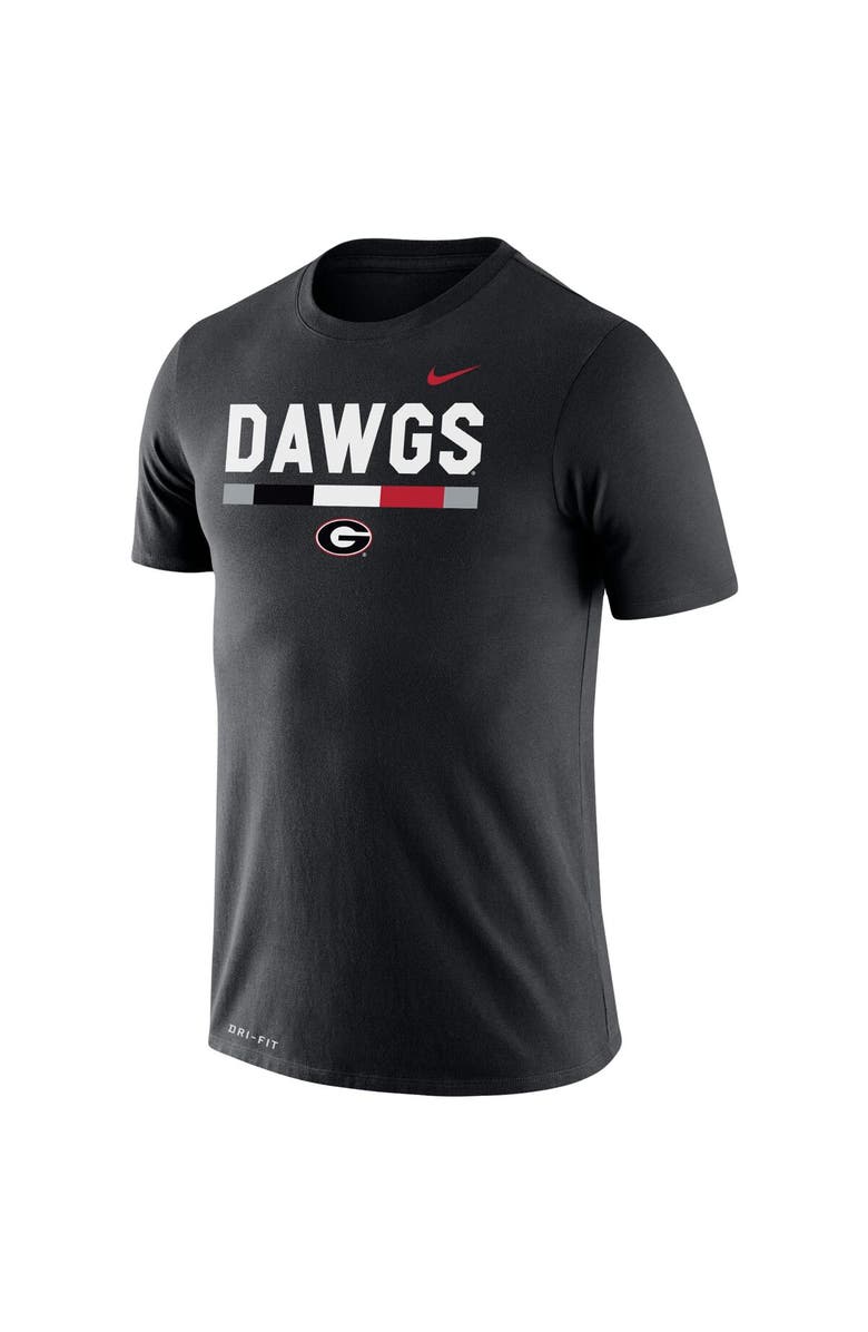 Nike Men's Nike Black Georgia Bulldogs Team DNA Legend Performance T-Shirt, Alternate, color, 