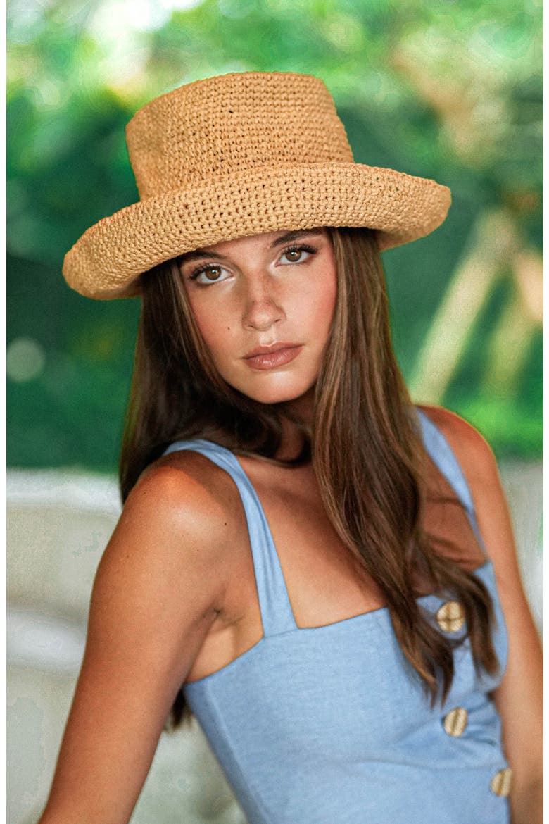 Alir Woven Raffia Sun Ha, Alternate, color, Beige