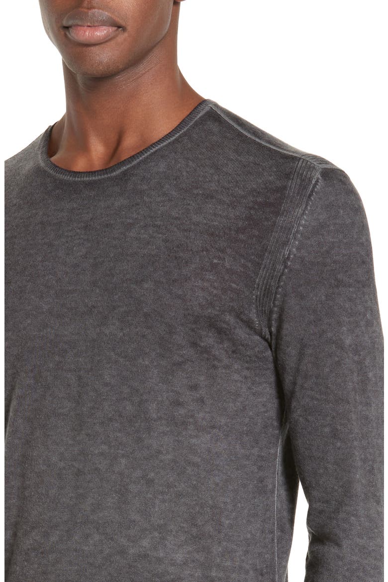 Silk & Cashmere Sweater, Alternate, color, MEDIUM GREY