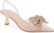 BERNESS Ninetta Clear Kitten Heel Pump