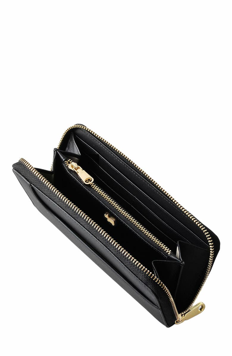 Radley Pockets Large Zip Around Wallet, Alternate, color, Black