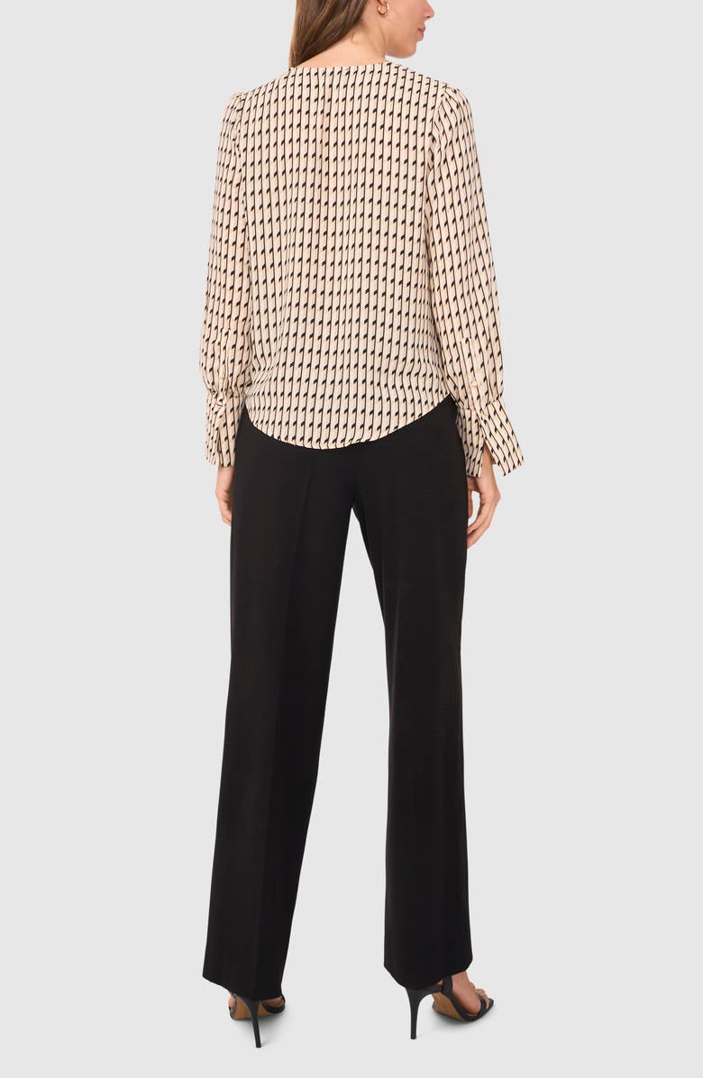 Halogen<sup>®</sup> Long Sleeve Surplice Neck Top, Alternate, color,