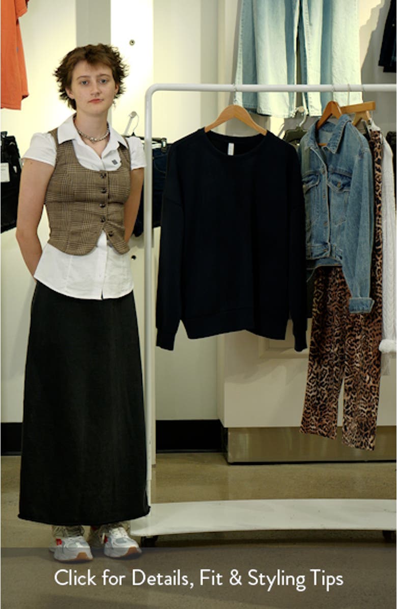 Ultrasoft Boxy Knit Crew Sweatshirt, sales video thumbnail