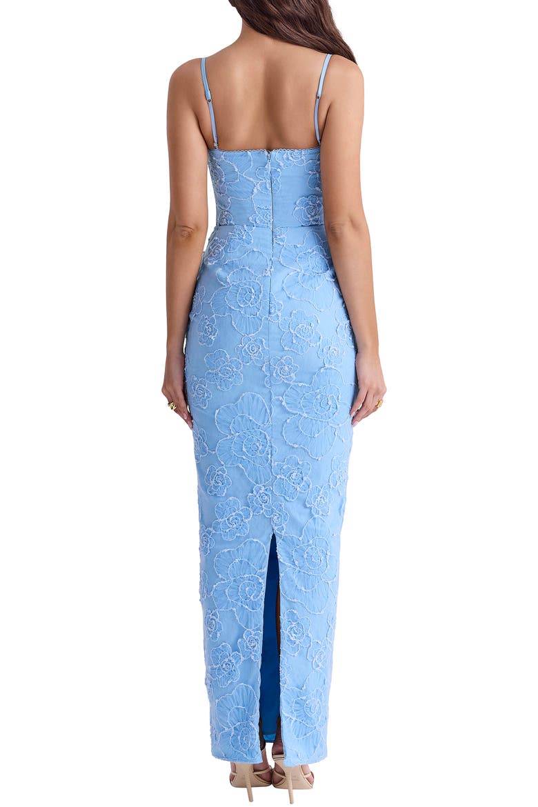 Eva Floral Lace Gown, Alternate, color, CINDERELLA BLUE
