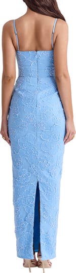 Eva Floral Lace Gown