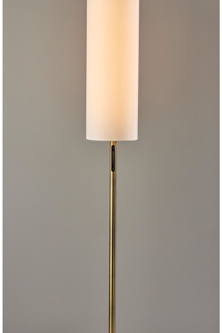 Matilda LED Floor Lamp, Alternate, color, ANTIQUE BRASS