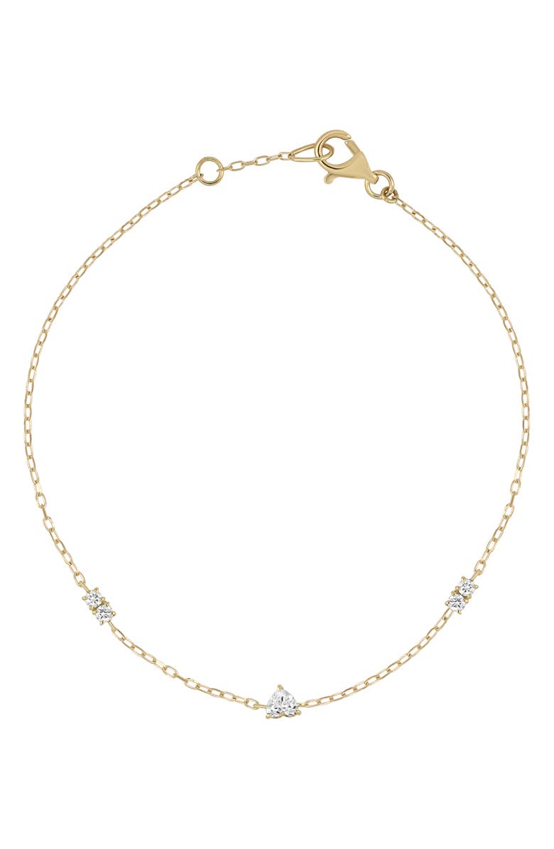 Bony Levy Diamonds by the Yard Chain Bracelet, Main, color, 18K Yellow Gold