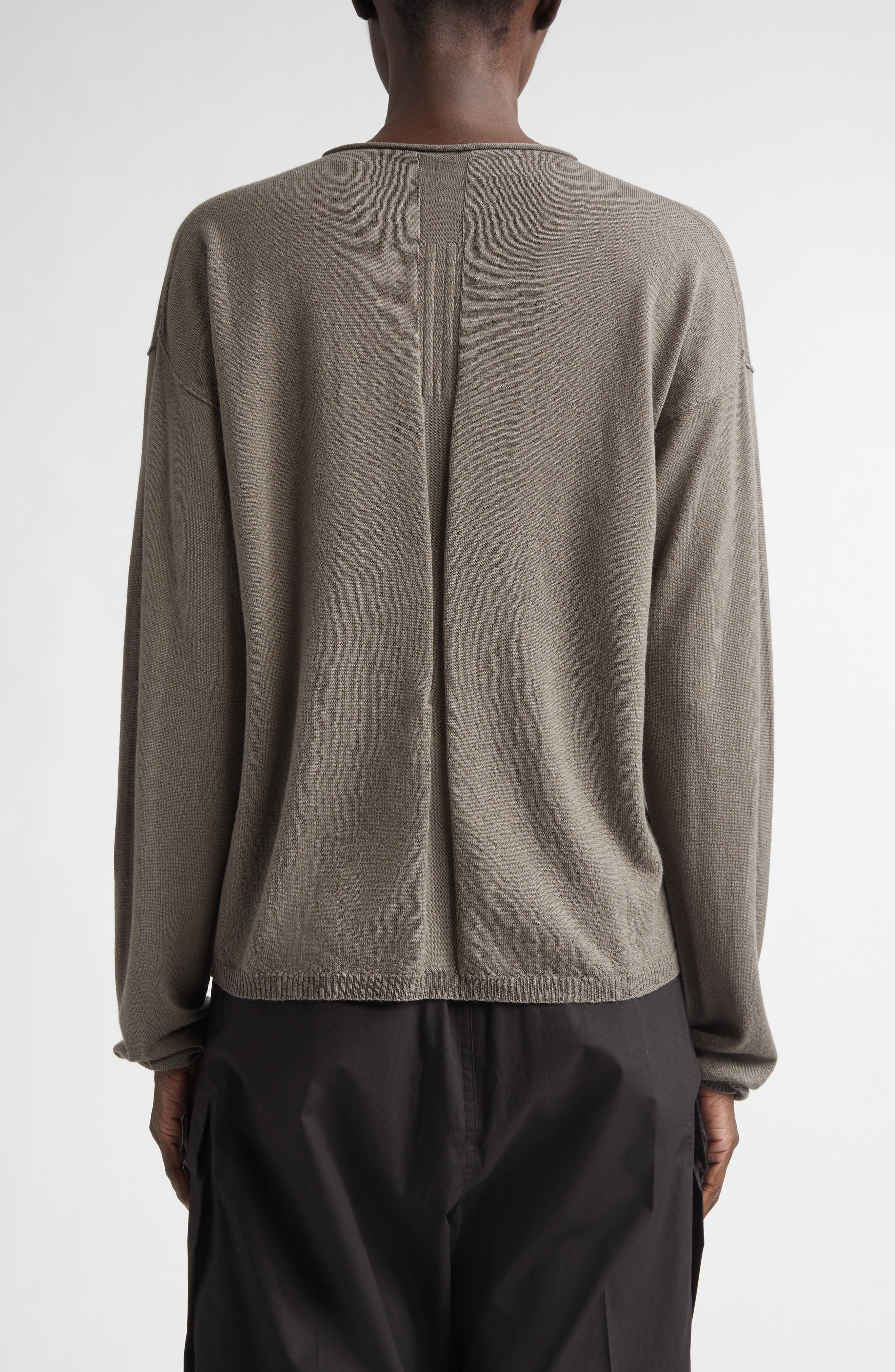 Virgin Wool Crewneck Sweater - image 4