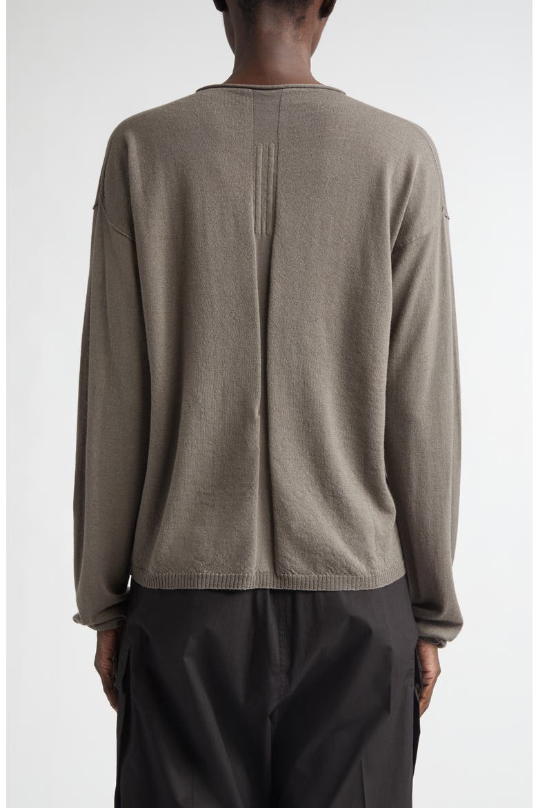 Virgin Wool Crewneck Sweater, Alternate, color, DUST
