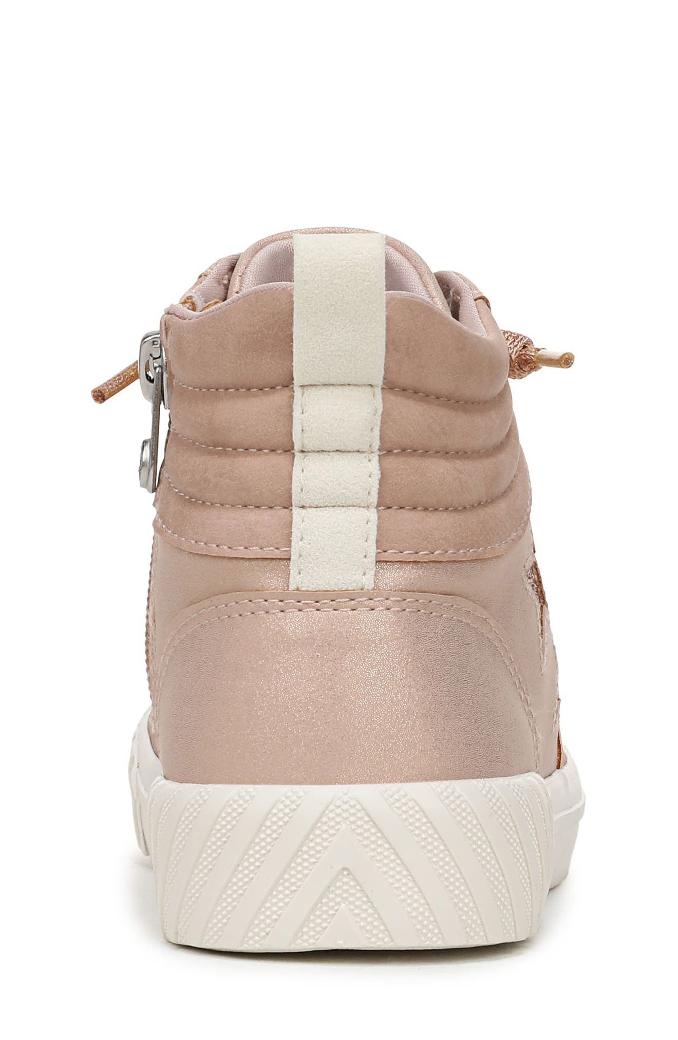 Kids' Wanderland Glitter Star High Top Sneaker, Alternate, color, BLUSH PINK / ROSE GOLD GLITTER