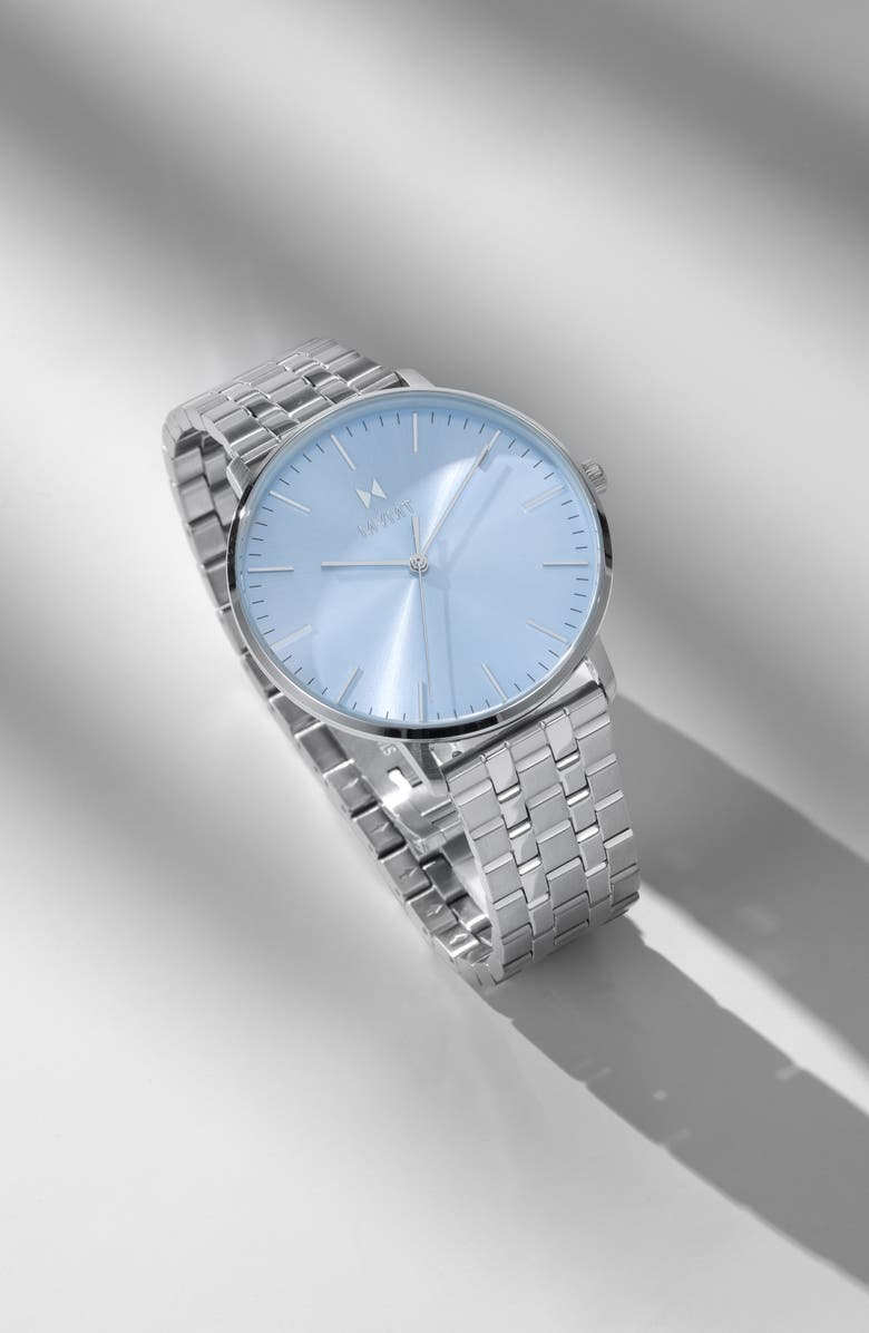 MVMT Legacy Slim Bracelet Watch, 42mm, Alternate, color, Silver