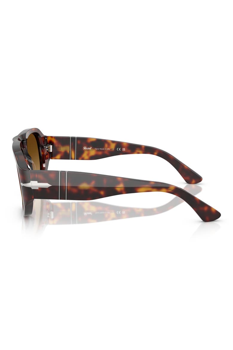 Vincent 53mm Pilot Sunglasses, Alternate, color, HAVANA / LIGHT BROWN DARK BROW