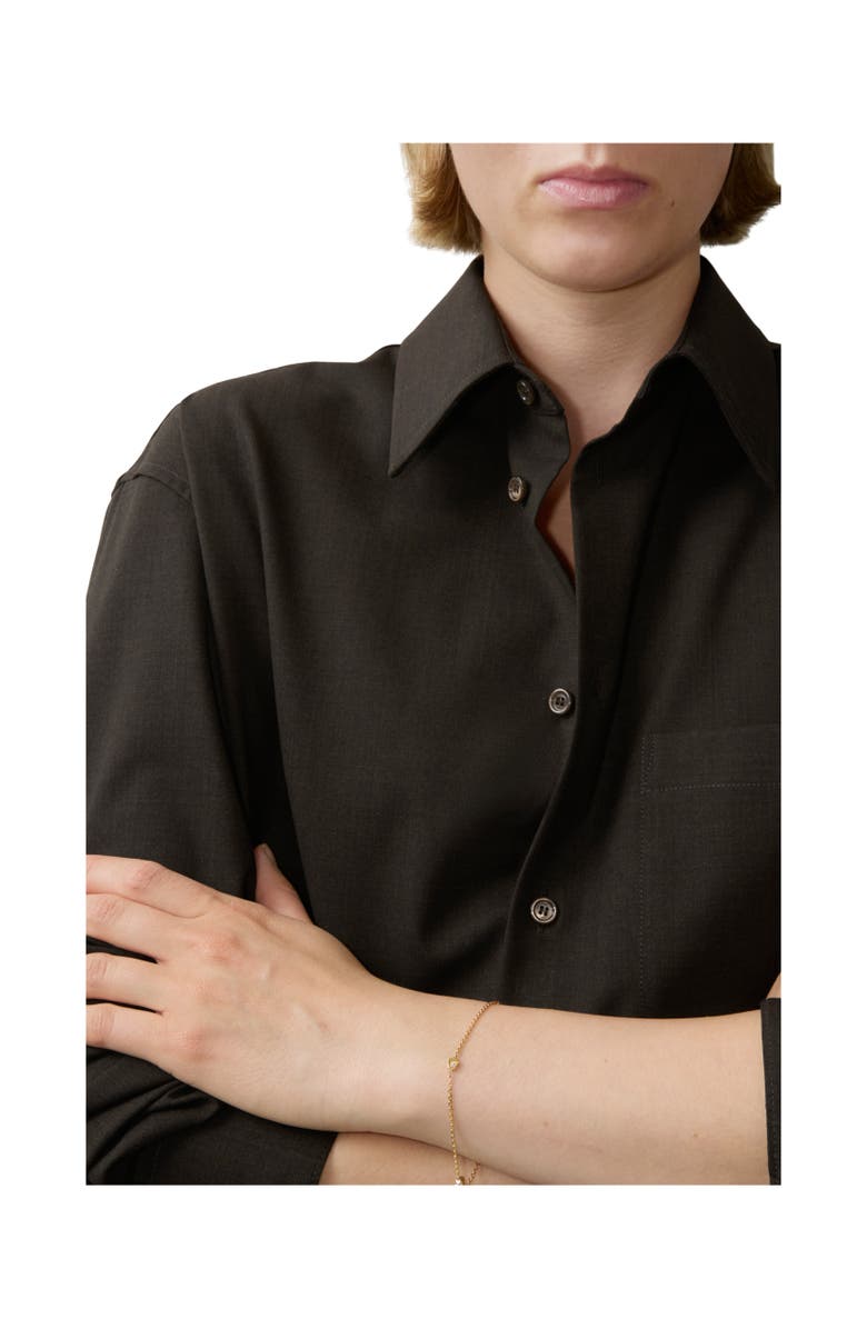 Burberry Shield Chain Bracelet, Alternate, color, Gold/Clear