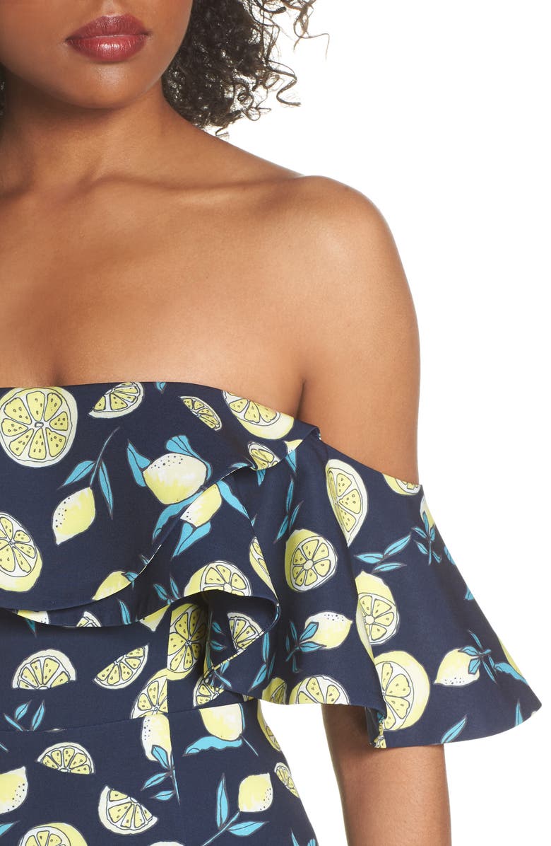 Fame and Partners Sasha Off the Shoulder Dress, Alternate, color, 