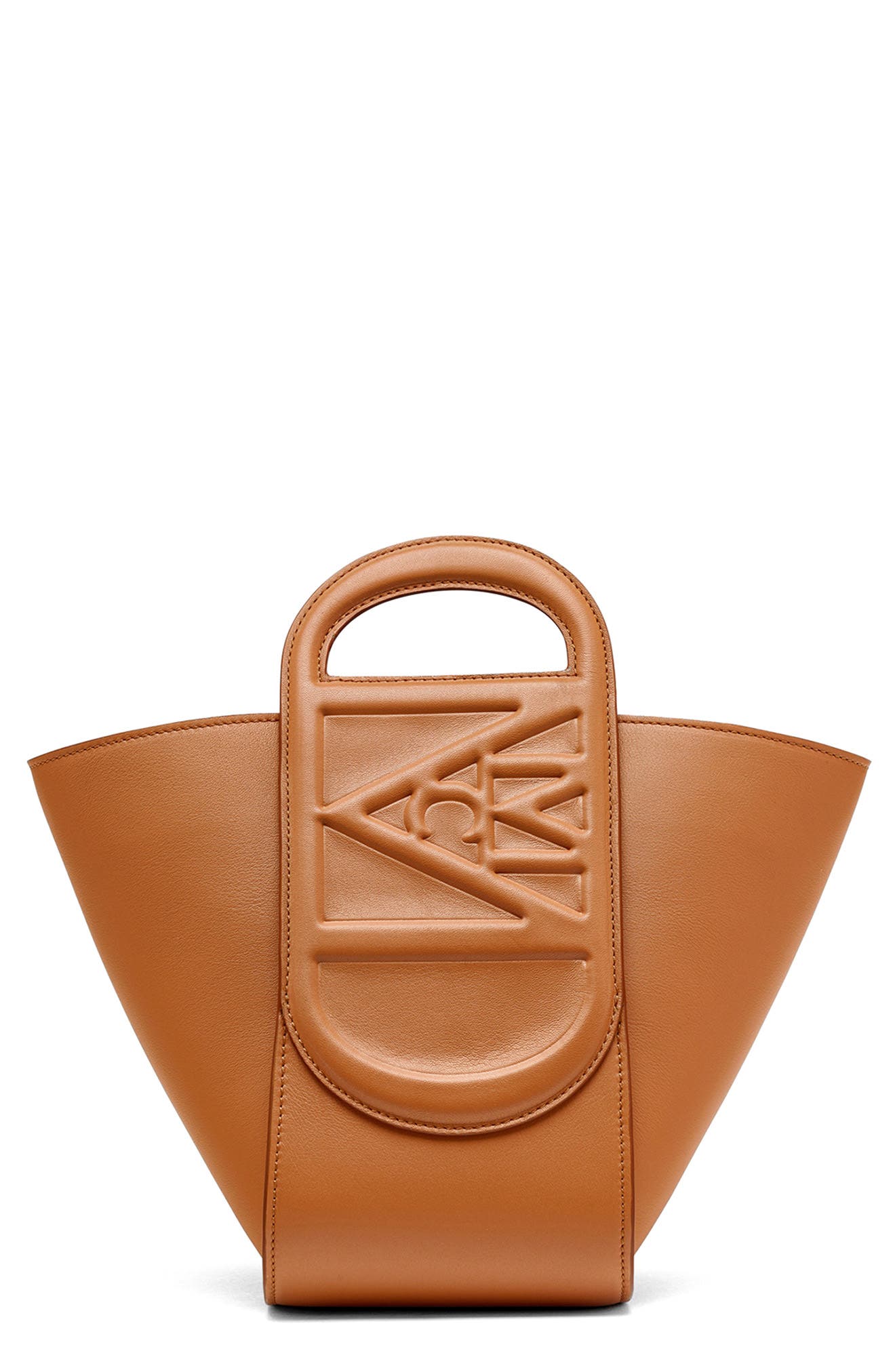 MCM Mini Mode Travia Leather Tote, Main, color, 